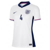 England Declan Rice #4 Replica Home Shirt Ladies Euro 2024 Short Sleeve